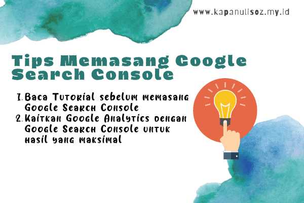 Tips Memasang Google Search Console pada Blog