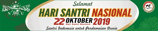 Desain Spanduk Hari Santri Nasional Mode #2