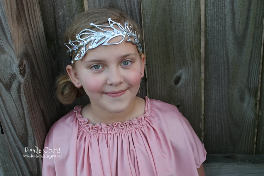 New Year's Pipe Cleaner Crown and Headband