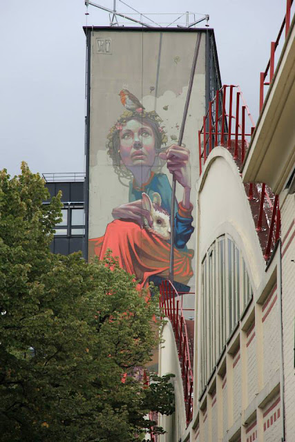 Street Art By Polish Muralist Sainer From Etam Cru In Paris, France. 5