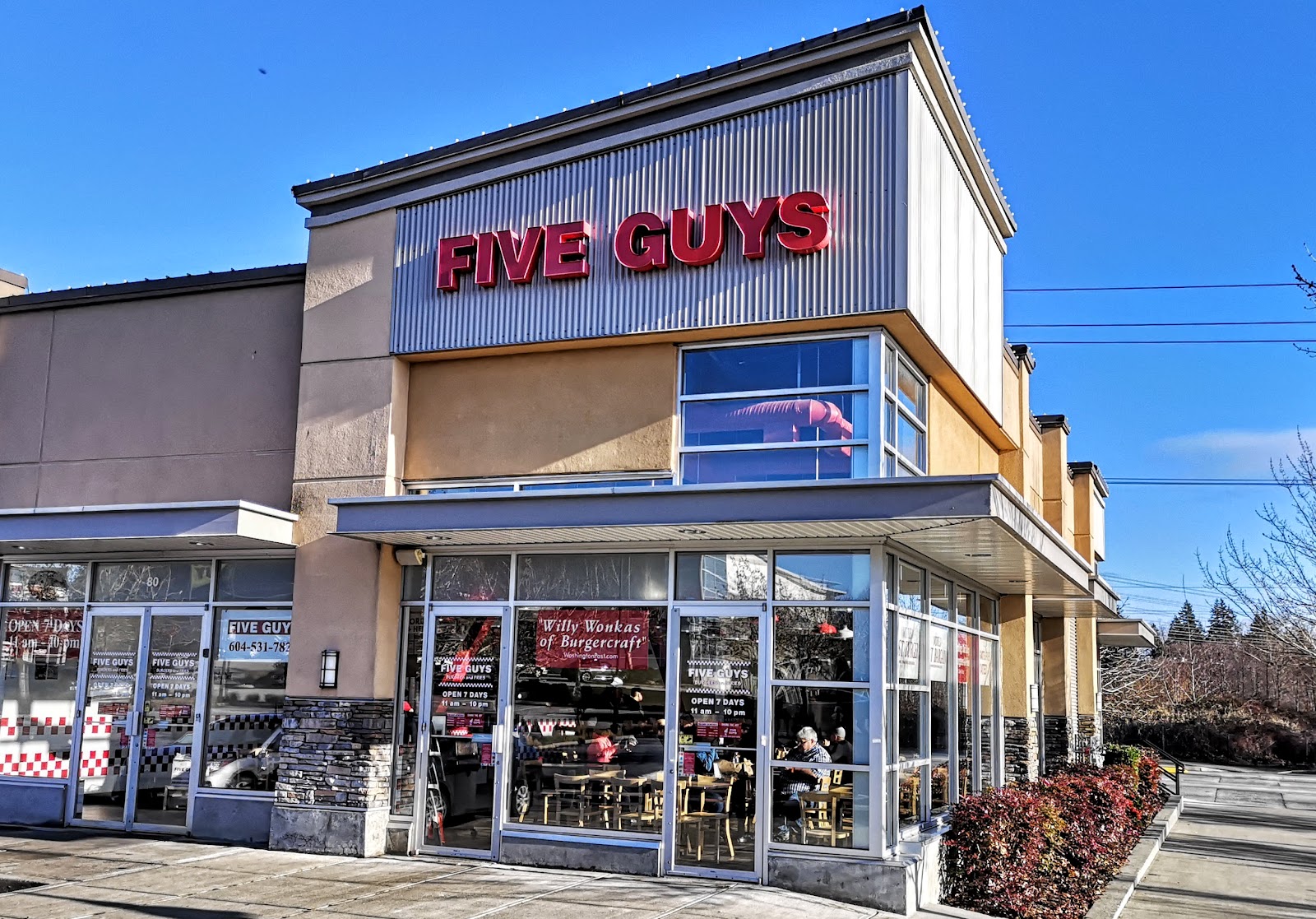 Yes! We're Eating Vegan Again! Five Guys South Surrey