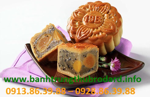 Bánh Trung Thu Brodard Mè Hạt Chia 2 Trứng