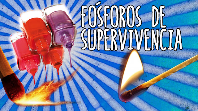 Cerillas resistentes al agua con pintauñas, supervivencia, cómo sobrevivir a un apocalipsis zombie, experimentos caseros, expcaseros, experimento, experimentos caseros, ciencia, ciencia en casa, 100cia, experimentos para niños, feria de ciencias, fósforos sumergibles, fósforos impermeables