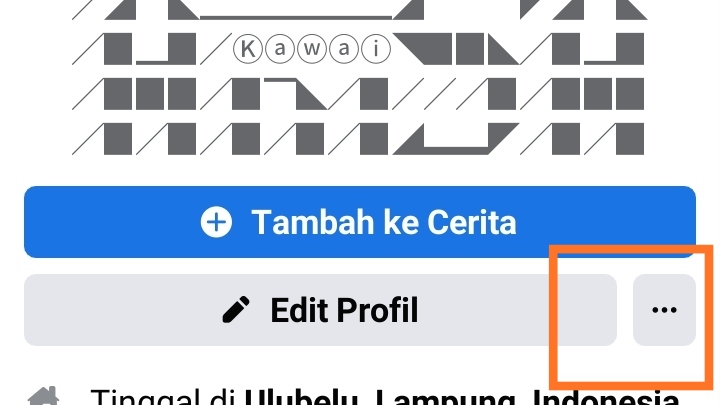 Cara copy link facebook kita