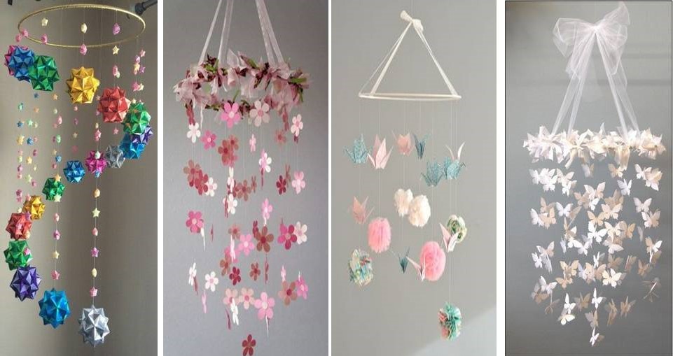 10 DoItYourself Hanging Mobiles Decor Units