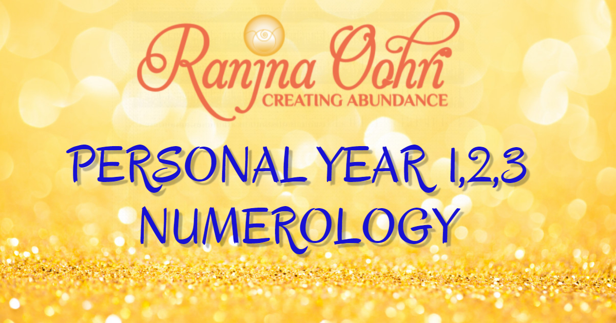 Vaastu & Numerology Consultant Personal Year Numerology ( 1, 2, 3)