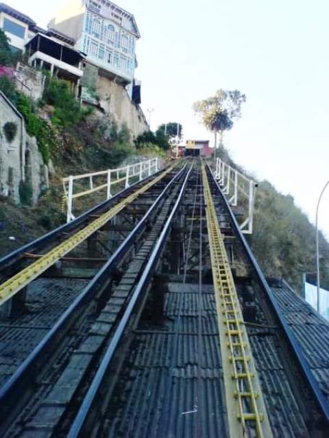 Funicular em Valparaíso, Chile