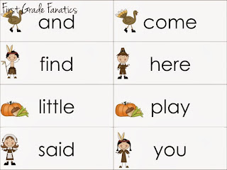 First Grade Fanatics: November 2013