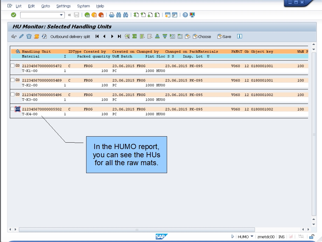 Sap Humo 青蛙SAP分享 Froggy's SAP sharing: HU-PP-WM Material Staging with HU to ...
