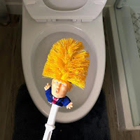 Creative Donald Trump Toilet Brush Holder