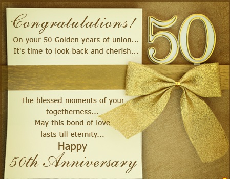 50th Anniversary Quotes - 50th Wedding Anniversary Wishes, Images