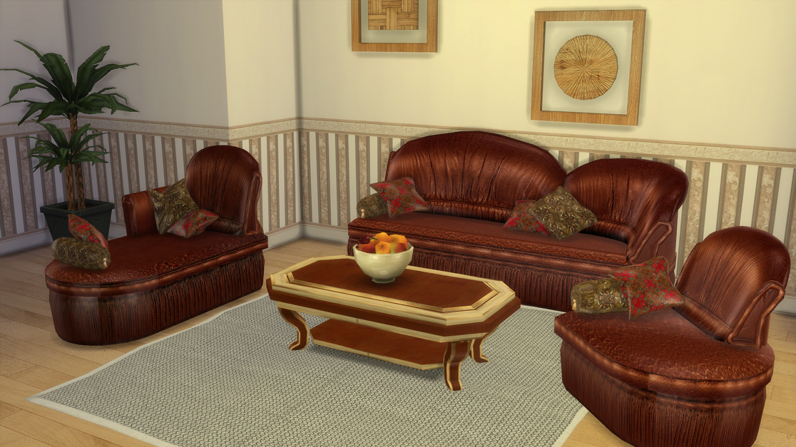 Sims 4 CC's The Best Living Room by Leo Sims