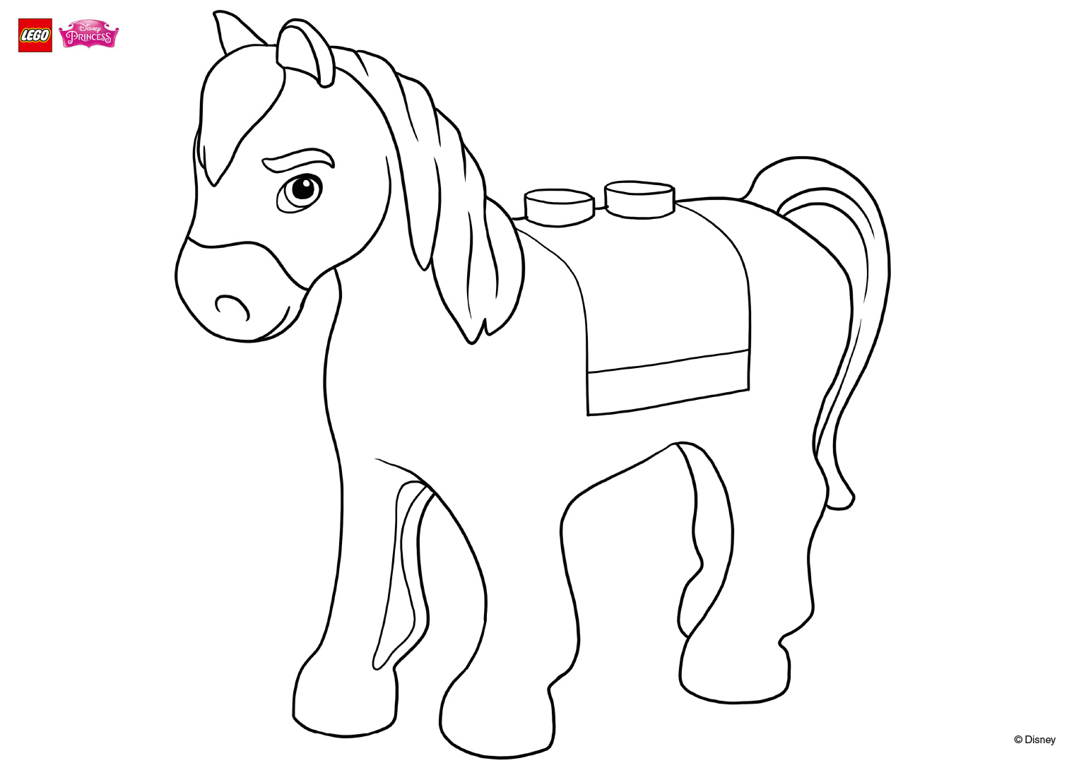 dibujos de caballos para colorear - Jugar y Colorear