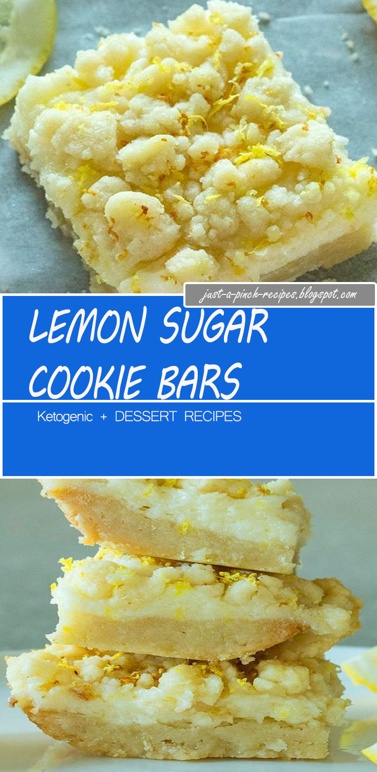 LEMON SUGAR COOKIE BARS Just A Pinch Recipes