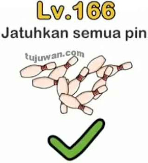 menjawab brain out jatuhkan semua pin pada level 166