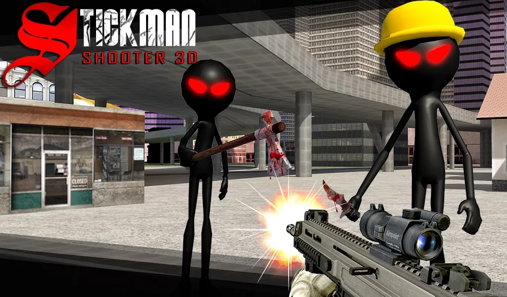 Stickman Shooter 3D Mod APK V1.2 Free Shopping Apps Apk