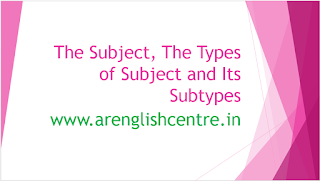 The Types of Subject and Its Subtypes 