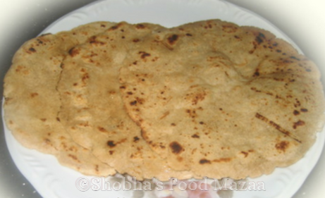 Shobha's Food Mazaa: JOWAR KI ROTI ( Millet)