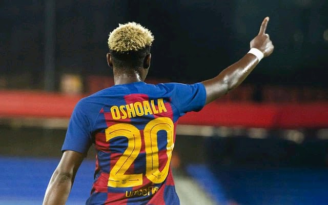 Asisat Oshoala Scores in Barcelona Huge Champions League Victory