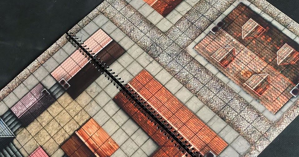 Tabletop Fix Loke Battle Mats Giant Book of Battle Mats Release