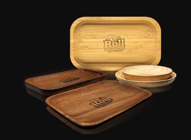 Custom Wood Rolling Tray