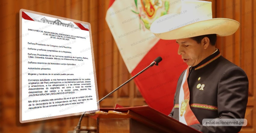 MENSAJE A LA NACIÓN: Texto Completo del Mensaje Presidencial (28 Julio 2021) Pedro Castillo Terrones - DESCARGAR .PDF - www.presidencia.gob.pe MENSAJE A LA NACIÓN: Texto Completo del Mensaje Presidencial (28 Julio 2021) Pedro Castillo Terrones - DESCARGAR .PDF - www.presidencia.gob.pe