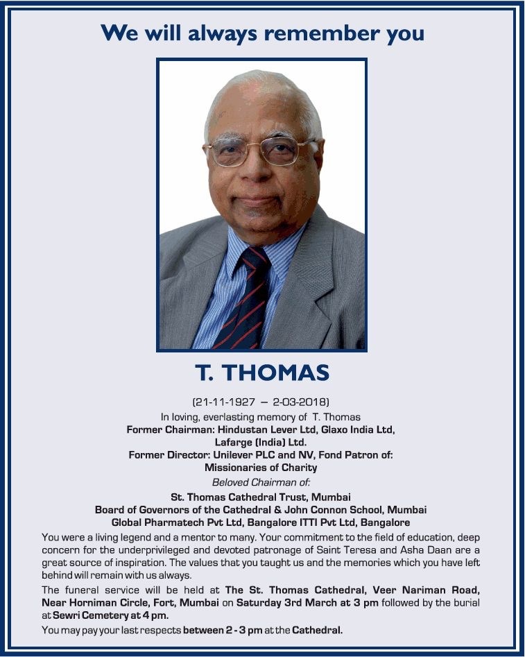 Kandathil Cherian Mammen Mappillai (KCMM) Doyen of Kerala