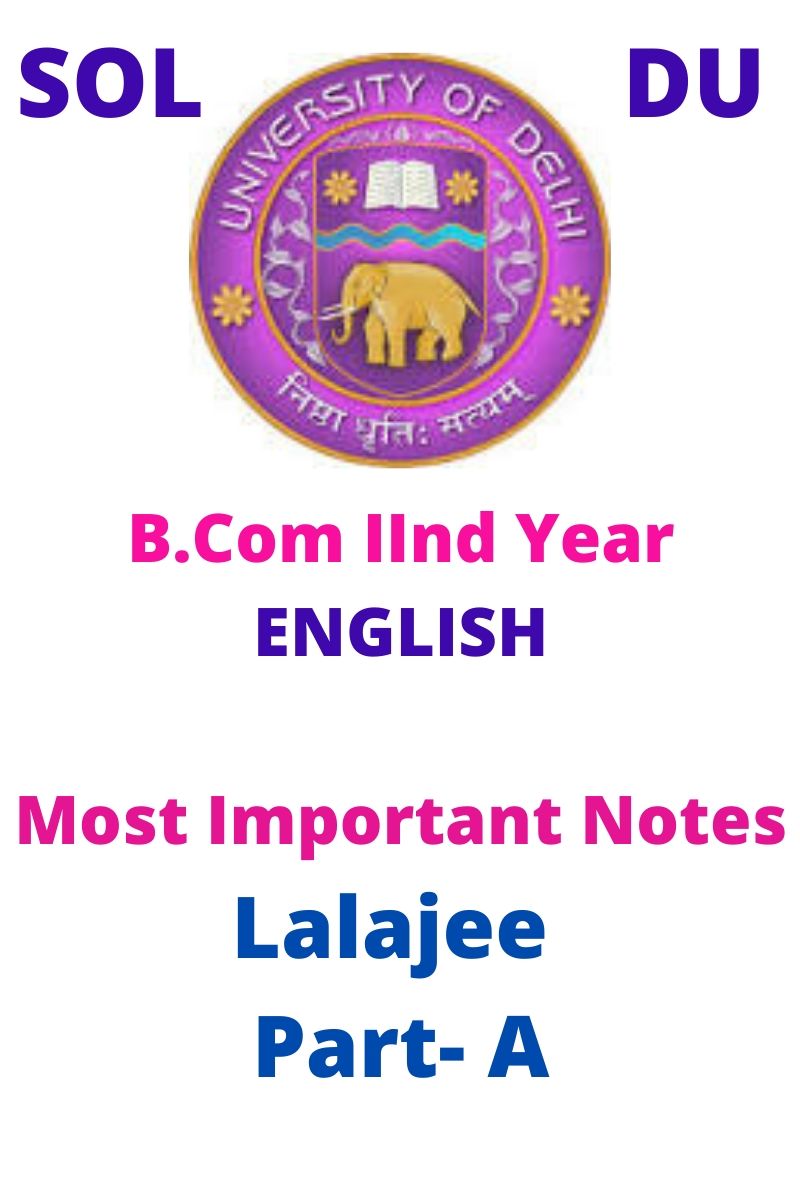 2nd Year LALAJEE Lecture 16(A) and 16(B)