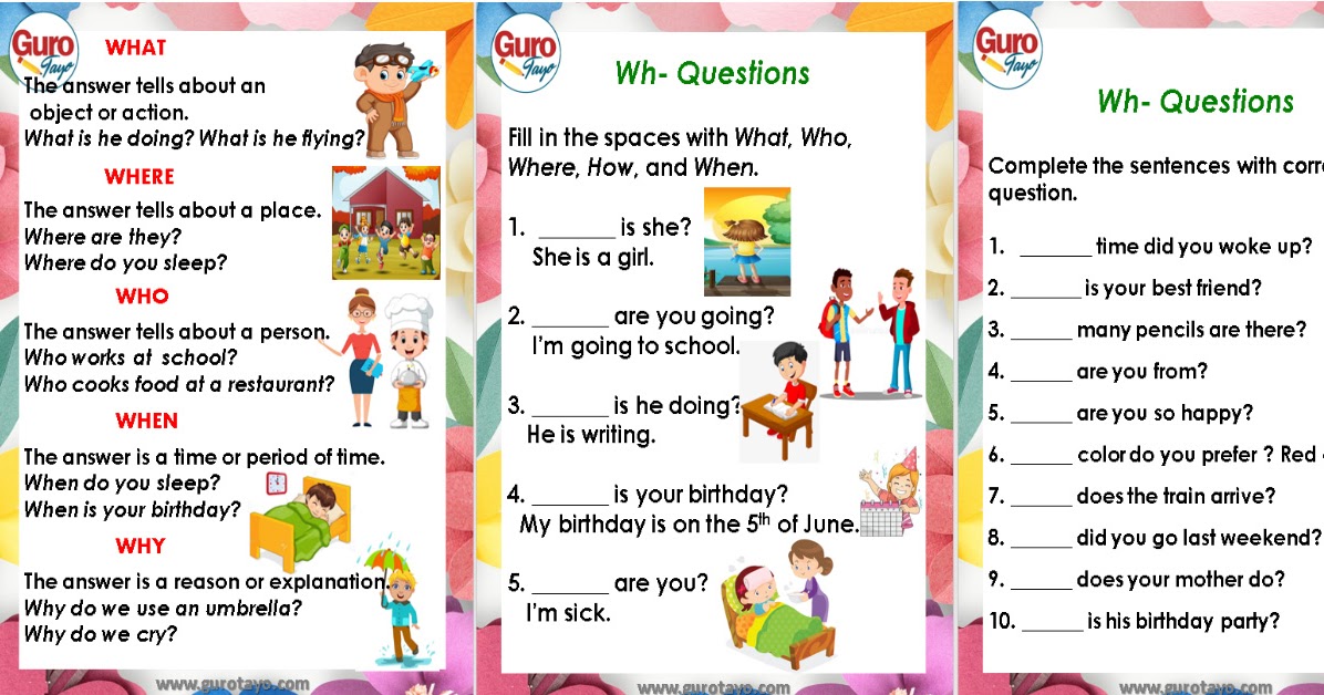 WHQUESTIONS (Free Download) Guro Tayo