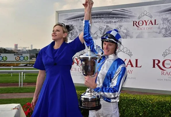 Princess Charlene attended "Princess Charlene of Monaco Royal Race Day" event at Turffontein Racecourse