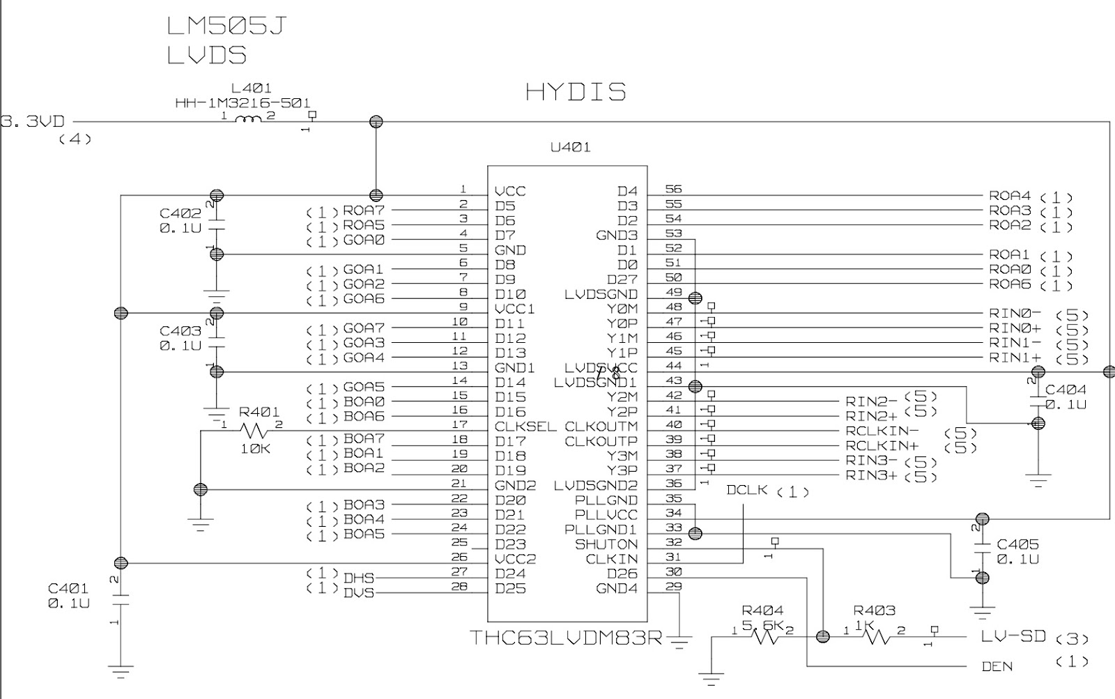 Electro help: Flatron L1510M LG LCD monitor Circuit Diagram Schematic
