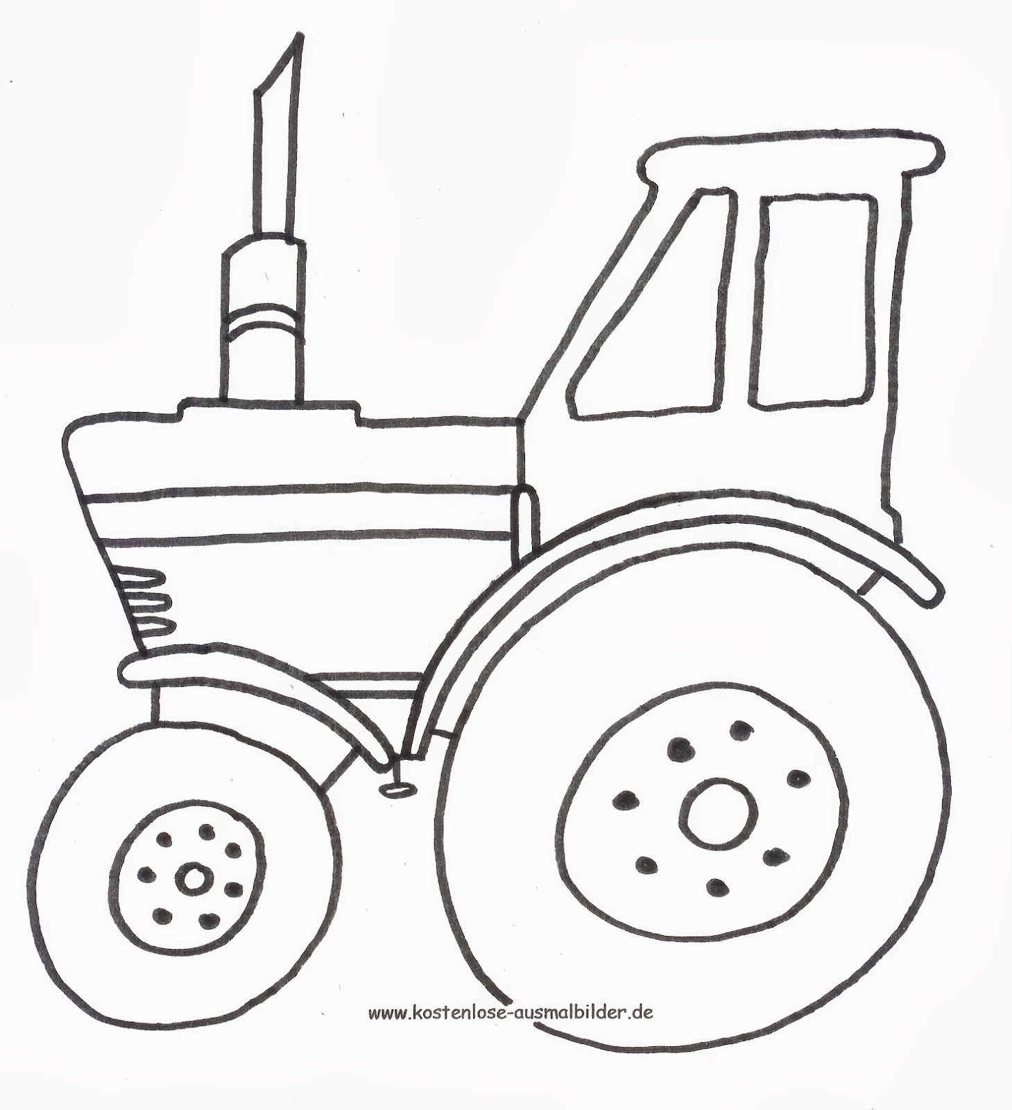 malvorlagen traktor  malvorlagen