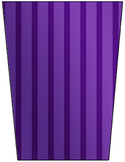 Morado con Rayas y Arabescos: Etiquetas para Candy Bar para Imprimir Gratis.