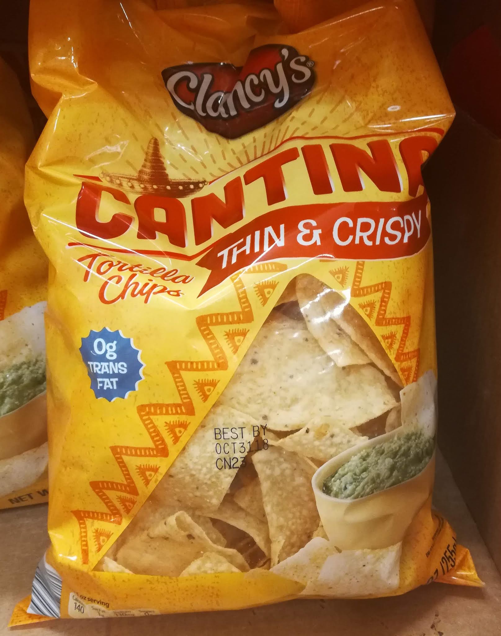 Clancy's Cantina Thin and Crispy Tortilla Chips (Aldi)