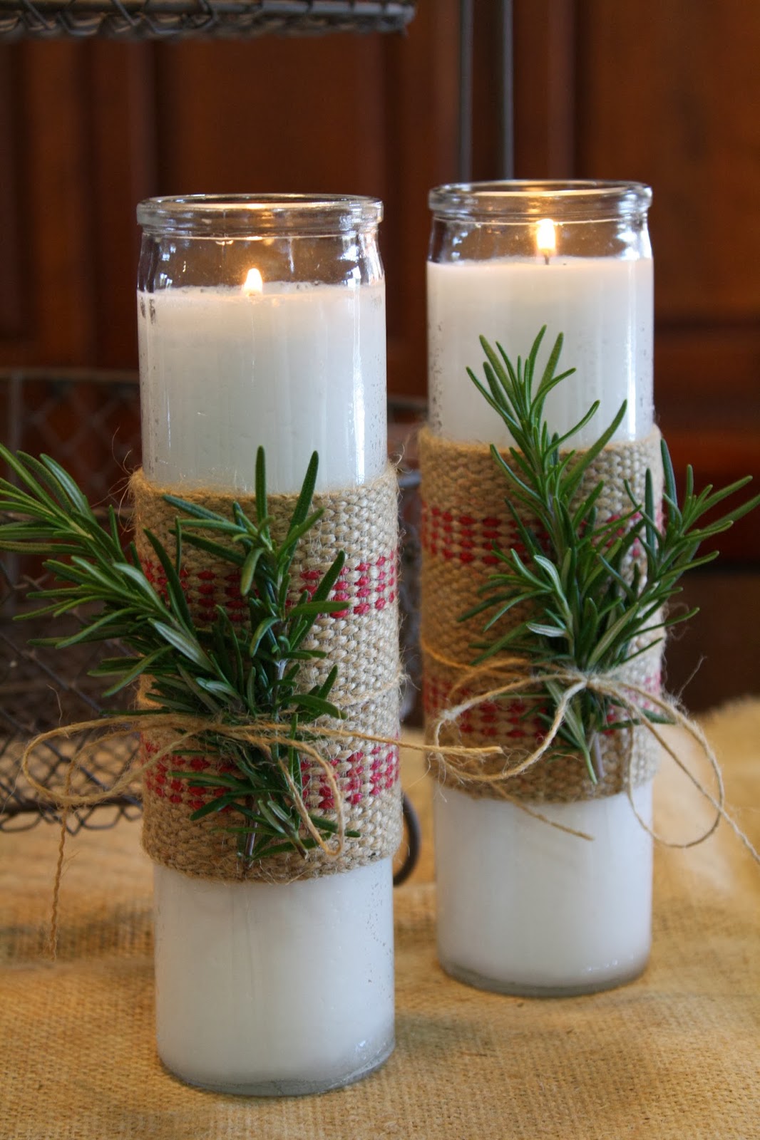 UMELECKY Rosemary Candles