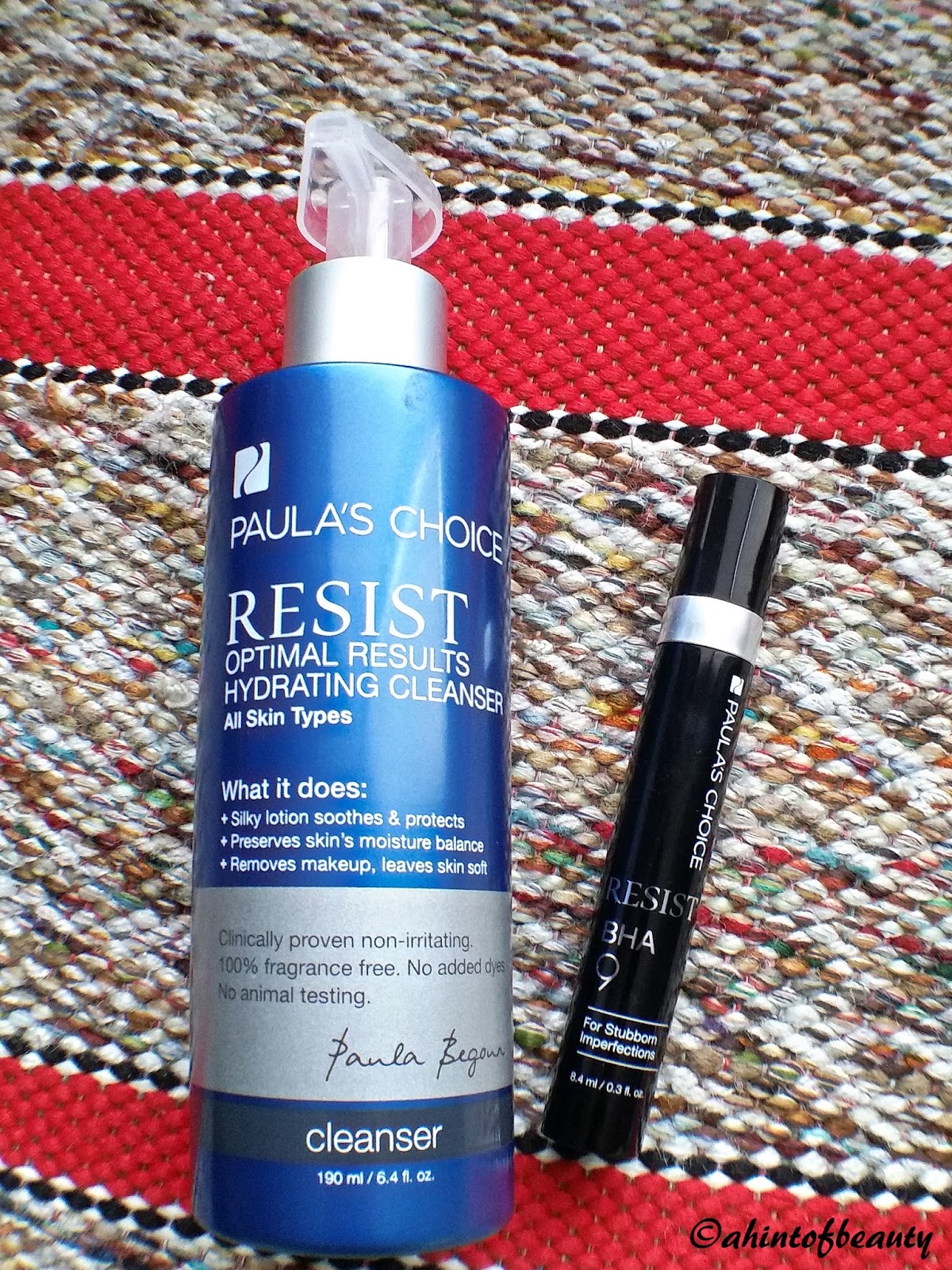 Paula's Choice Resist Optimal Results Hydrating Cleanser & Resist BHA 9