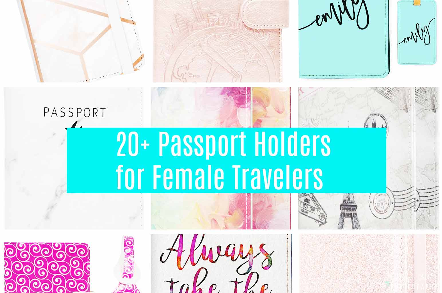 20 cute RFID passport holders for female travelers