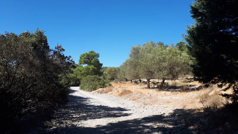 track away from the river