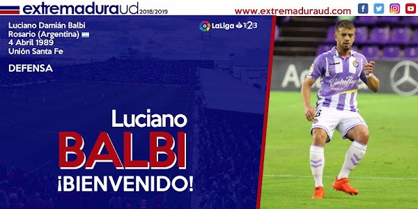 Oficial: El Extremadura ficha a Balbi por dos años