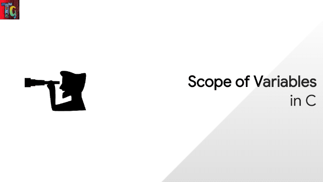 Scope of Variables in C Scope of Variables in C