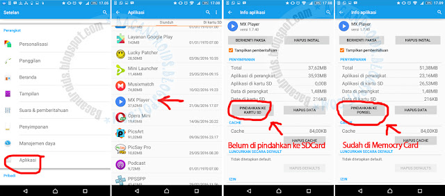 Cara Ampuh Memindahkan Aplikasi dan Game Android ke Memory External SDcard mudah