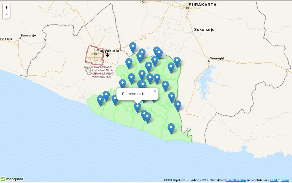 ngode.in: Membuat WebGIS Peta Puskesmas Gunungkidul Menggunakan Leaflet