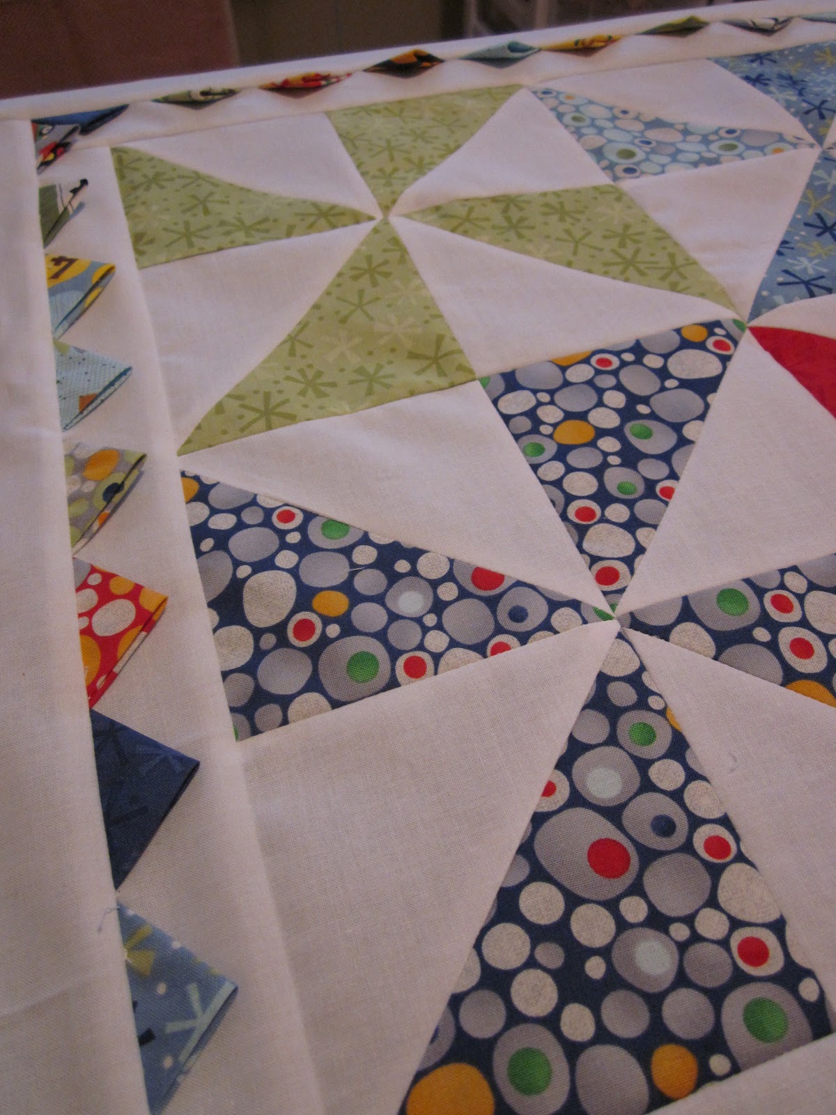 Dandelion Quilts Pinwheel Baby Quilt