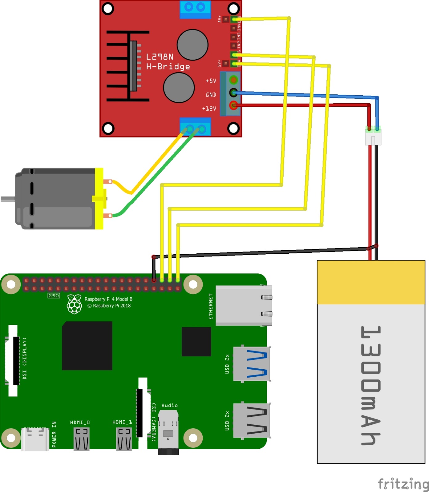 Controlling a DC Motor with Raspberry Pi4 - Mechatronics LAB- Internet ...