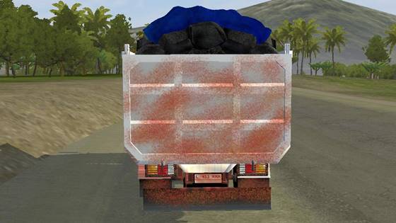 mod bussid truck isuzu nkr71 dump standar
