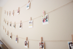 polaroid string lights wall diy strings stylings simple source