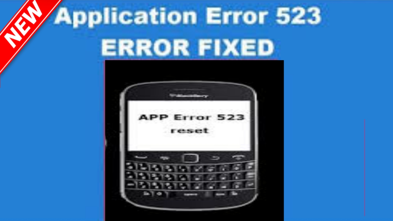 correction de l'erreur 602 de l'application blackberry