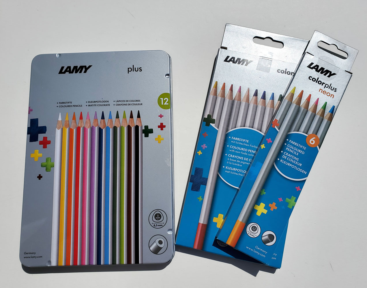 Fueled By Clouds And Coffee Review Lamy Plus Colored Pencils