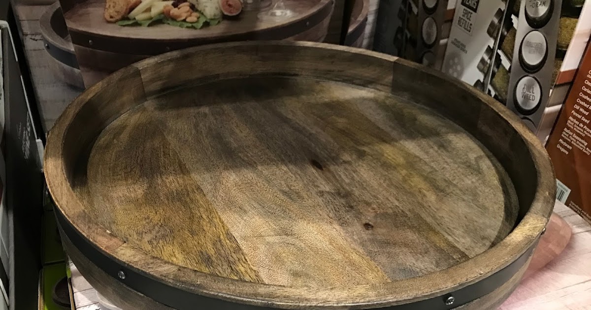 Towle Wood and Iron Lazy Susan Costco Weekender