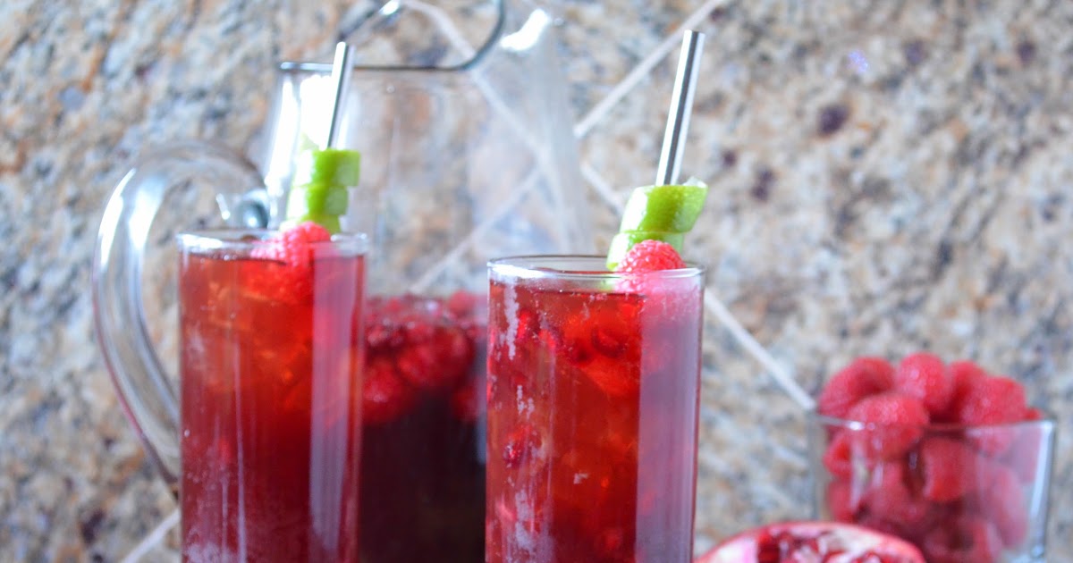 Sparkling Pomegranate Berry Punch Serena Bakes Simply From Scratch